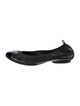 Chanel Interlocking CC Logo Leather Ballet Flats