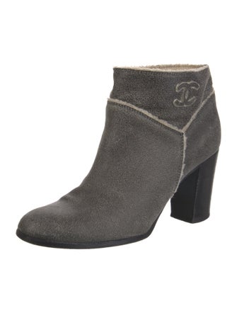 Chanel 2013 Interlocking CC Logo Boots