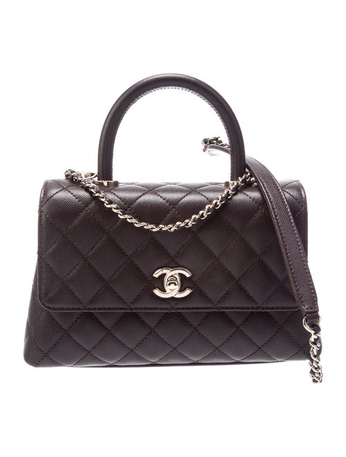 Chanel Mini Coco Handle Bag w/ Chain