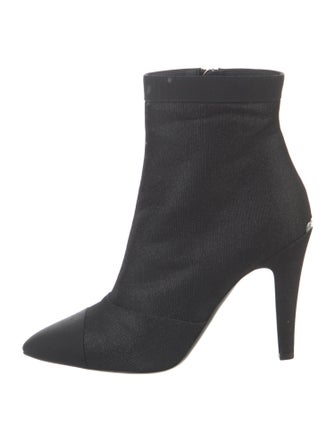 Chanel 2017 Interlocking CC Logo Sock Boots