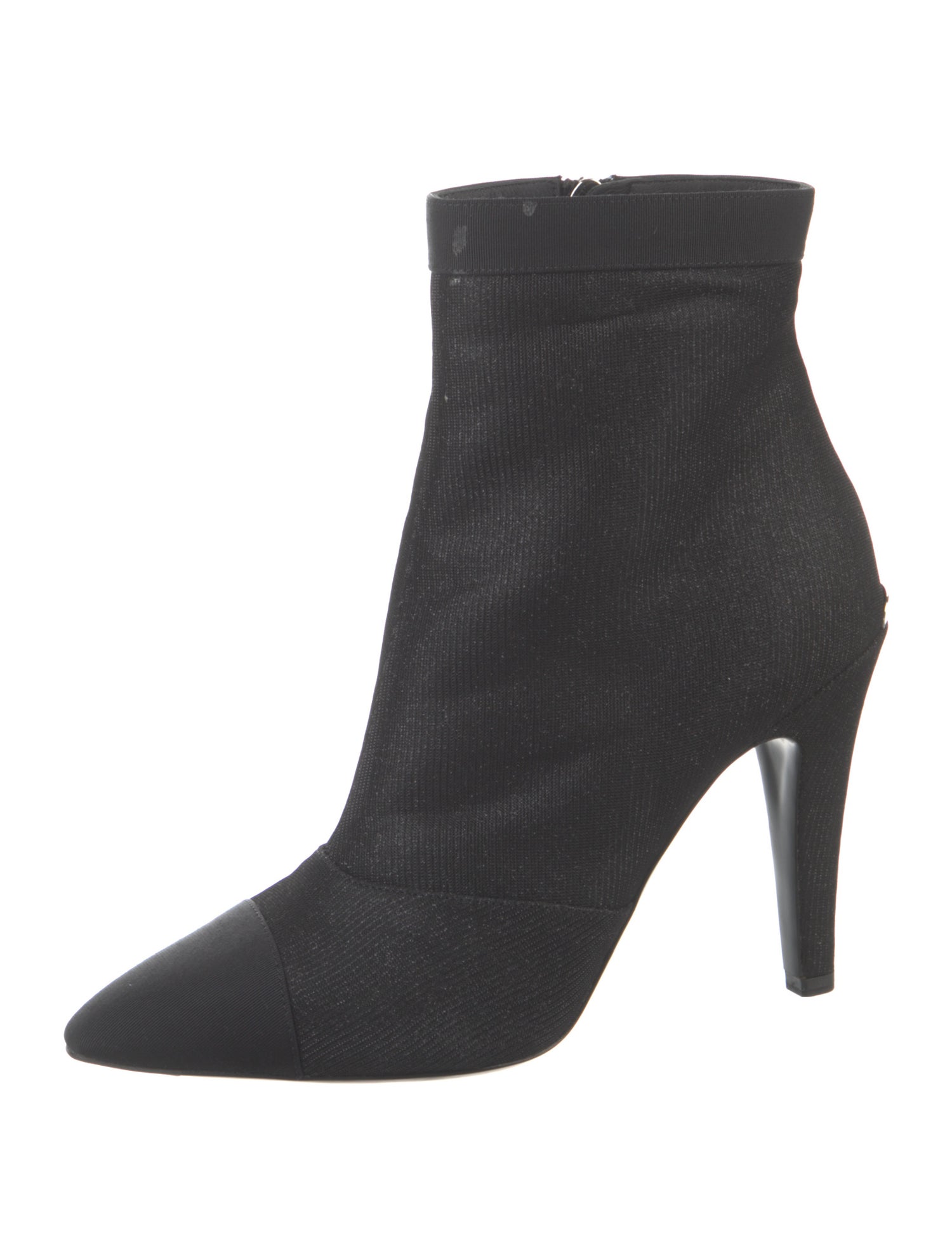 Chanel 2017 Interlocking CC Logo Sock Boots