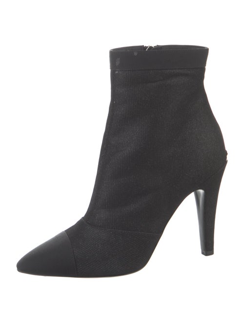 Chanel 2017 Interlocking CC Logo Sock Boots