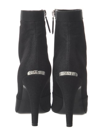 Chanel 2017 Interlocking CC Logo Sock Boots