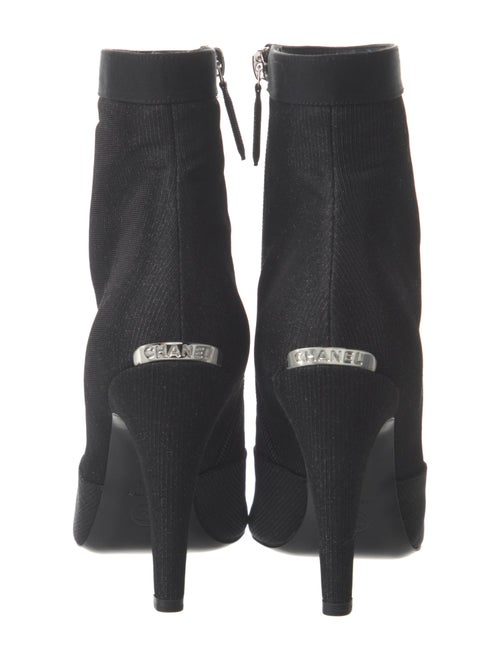 Chanel 2017 Interlocking CC Logo Sock Boots