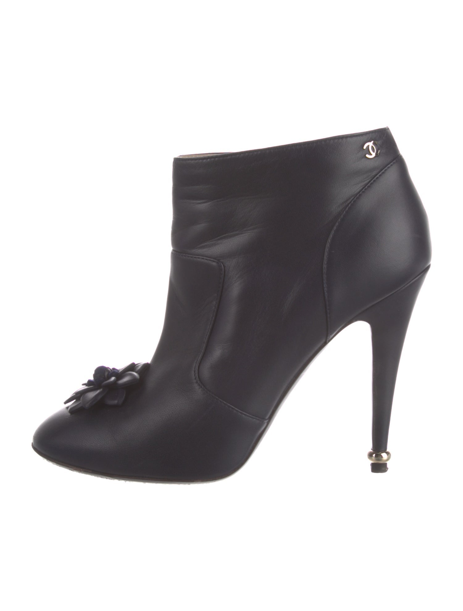 Chanel 2015 Interlocking CC Logo Boots