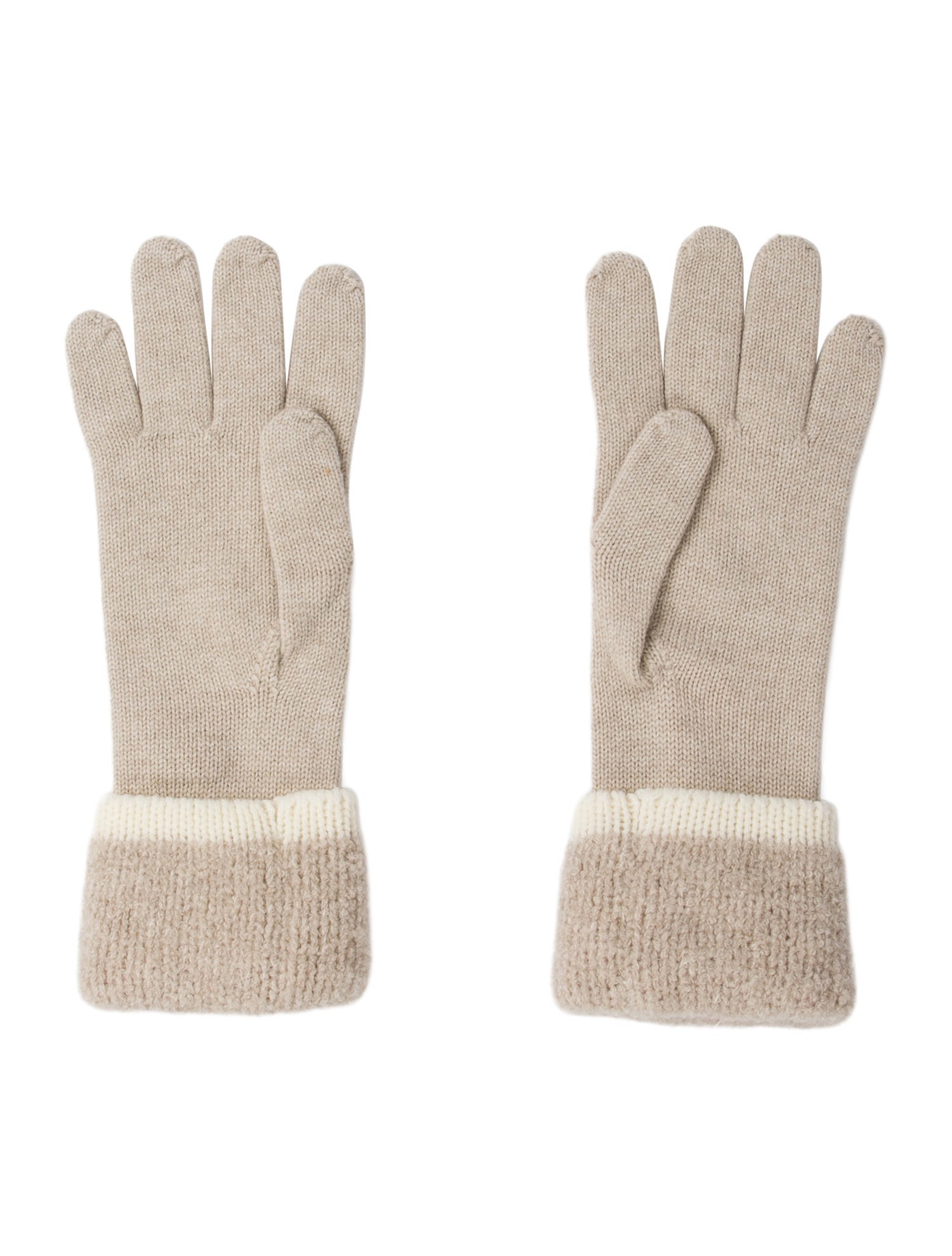 Chanel Interlocking CC Cashmere Gloves
