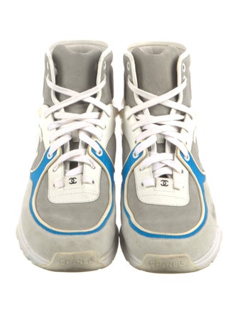 Chanel 2018 Interlocking CC Logo Wedge Sneakers