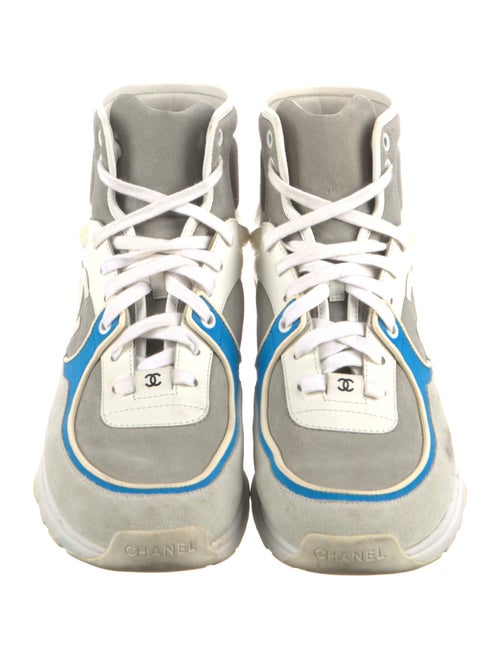 Chanel 2018 Interlocking CC Logo Wedge Sneakers