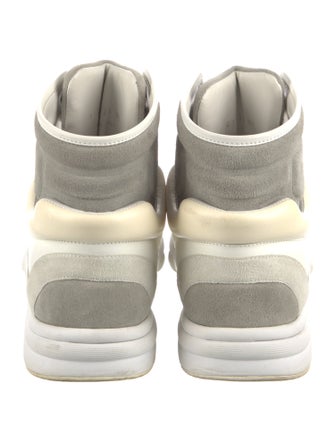 Chanel 2018 Interlocking CC Logo Wedge Sneakers