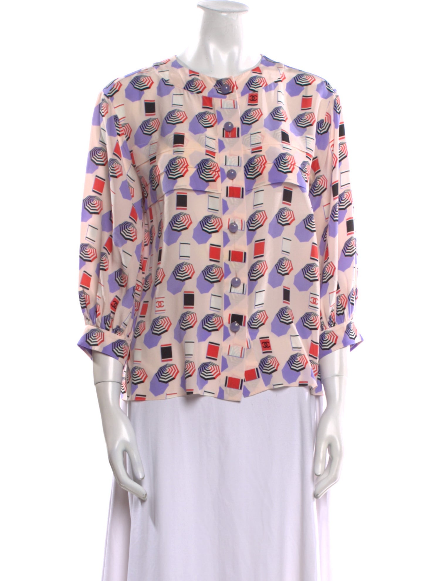 Chanel 2019 Silk Blouse