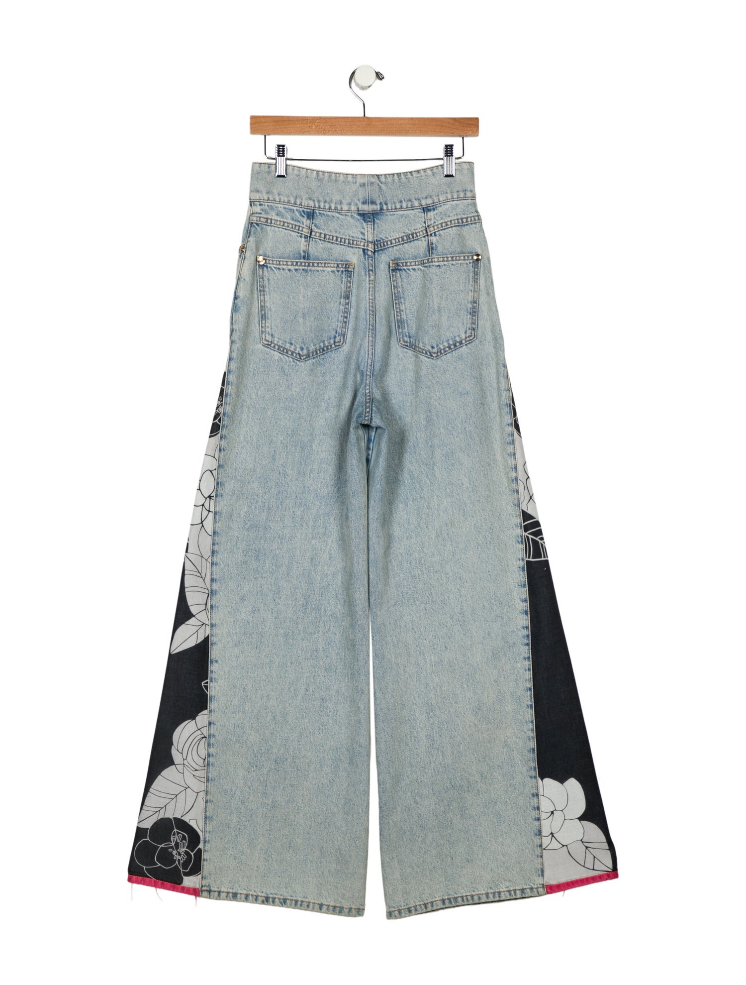 Chanel 2021 Wide Leg Jeans