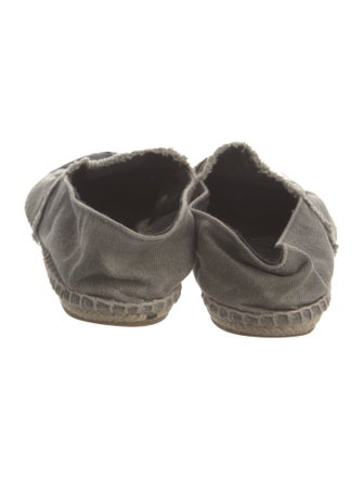 Chanel Interlocking CC Logo Canvas Espadrilles