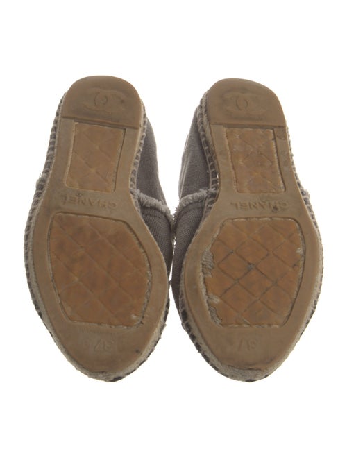 Chanel Interlocking CC Logo Canvas Espadrilles