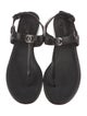 Chanel 2022 Leather T-Strap Sandals