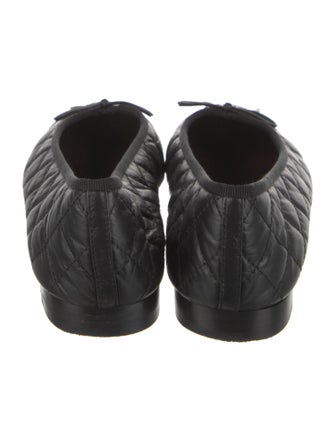 Chanel Interlocking CC Logo Leather Flats