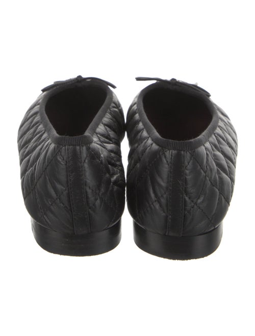 Chanel Interlocking CC Logo Leather Flats