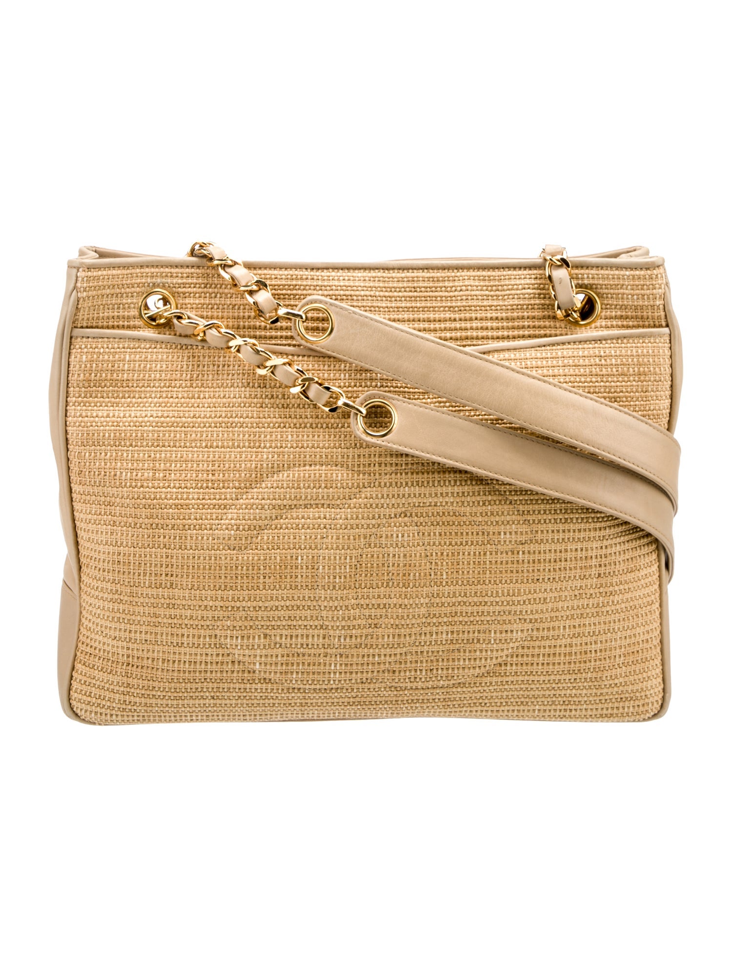 Chanel Raffia CC Tote