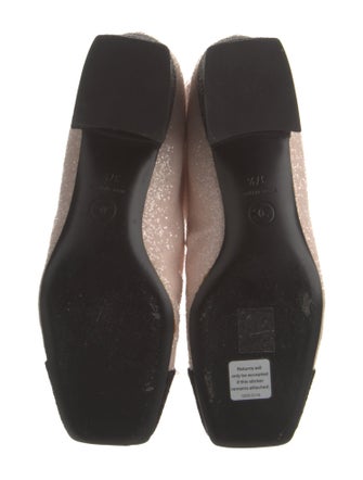 Chanel Interlocking CC Logo Glitter Riding Boots