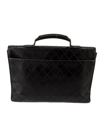 Chanel Quilted Lambskin Briefcase