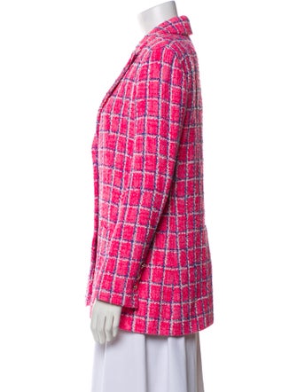 Chanel 2024 Plaid Print Blazer