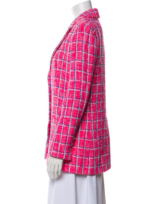Chanel 2024 Plaid Print Blazer