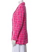 Chanel 2024 Plaid Print Blazer