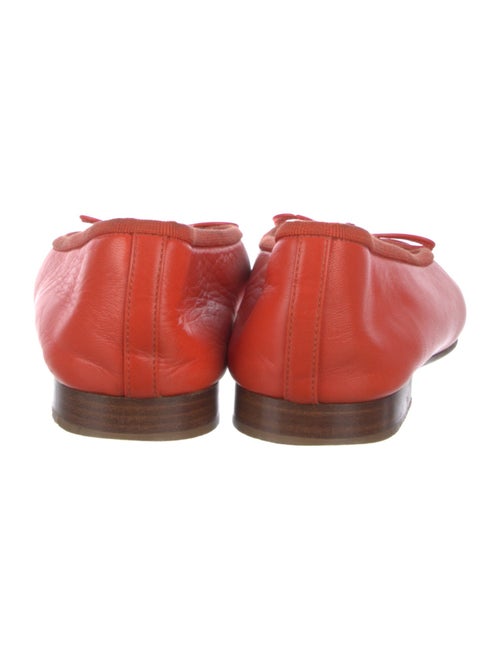 Chanel Interlocking CC Logo Leather Ballet Flats