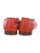 Chanel Interlocking CC Logo Leather Ballet Flats