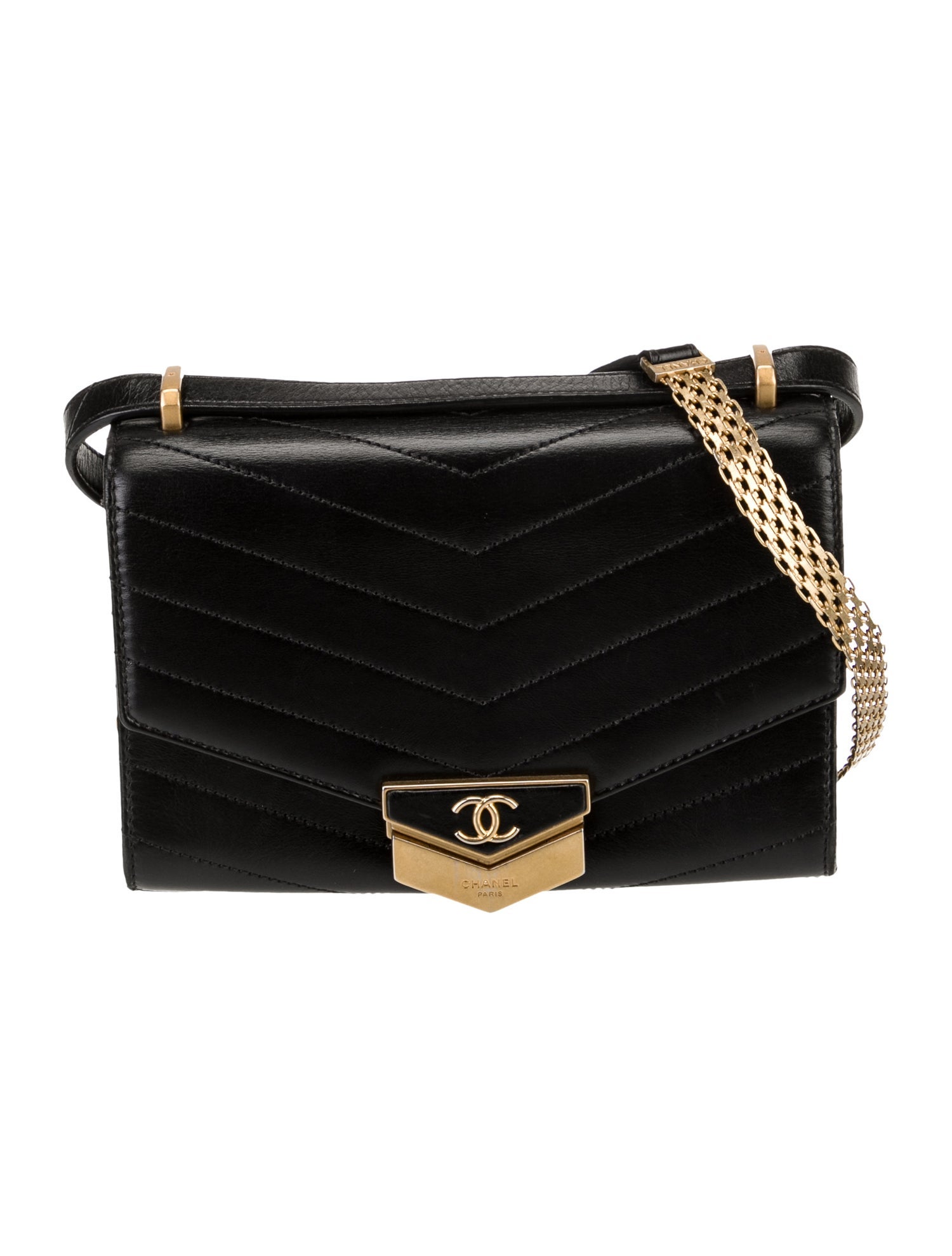 Chanel Paris-Hamburg Chevron Medal Flap Bag