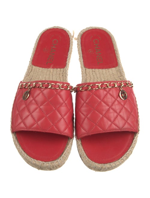 Chanel 2018 Interlocking CC Logo Espadrilles