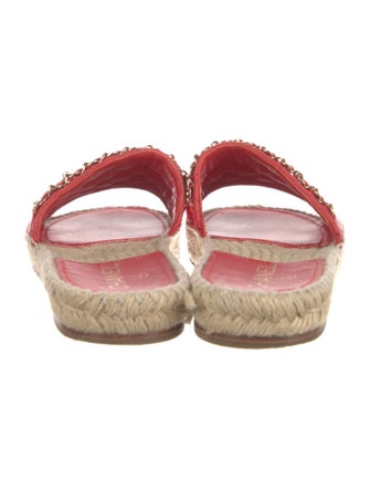 Chanel 2018 Interlocking CC Logo Espadrilles