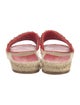 Chanel 2018 Interlocking CC Logo Espadrilles
