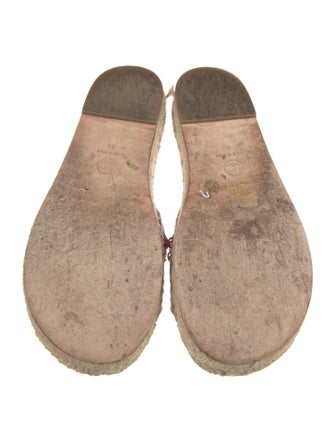 Chanel 2018 Interlocking CC Logo Espadrilles