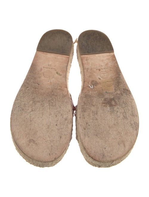 Chanel 2018 Interlocking CC Logo Espadrilles