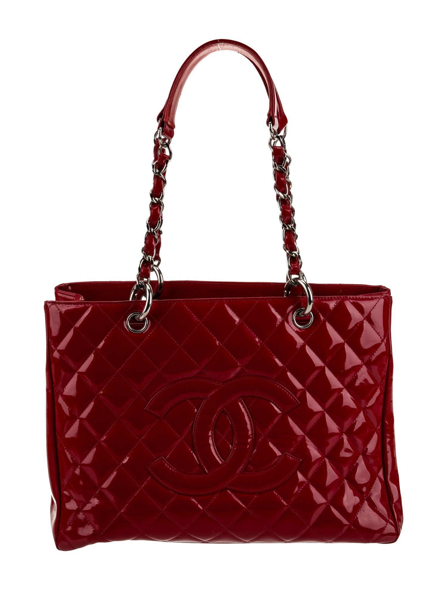 Chanel Patent Grand Shopping Tote