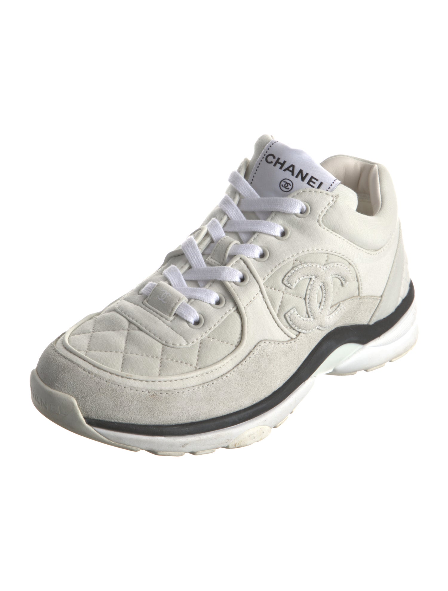 Chanel 2023 Interlocking CC Logo Sneakers