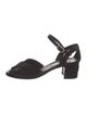 Chanel 2023 Interlocking CC Logo Slingback Sandals