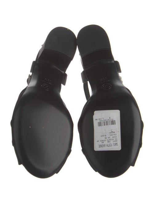 Chanel 2023 Interlocking CC Logo Slingback Sandals