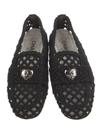 Chanel 2023 Interlocking CC Logo Ballet Flats