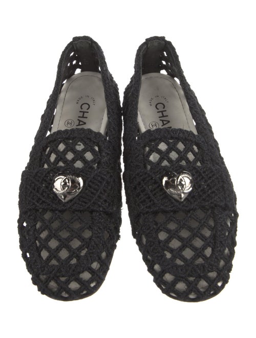 Chanel 2023 Interlocking CC Logo Ballet Flats