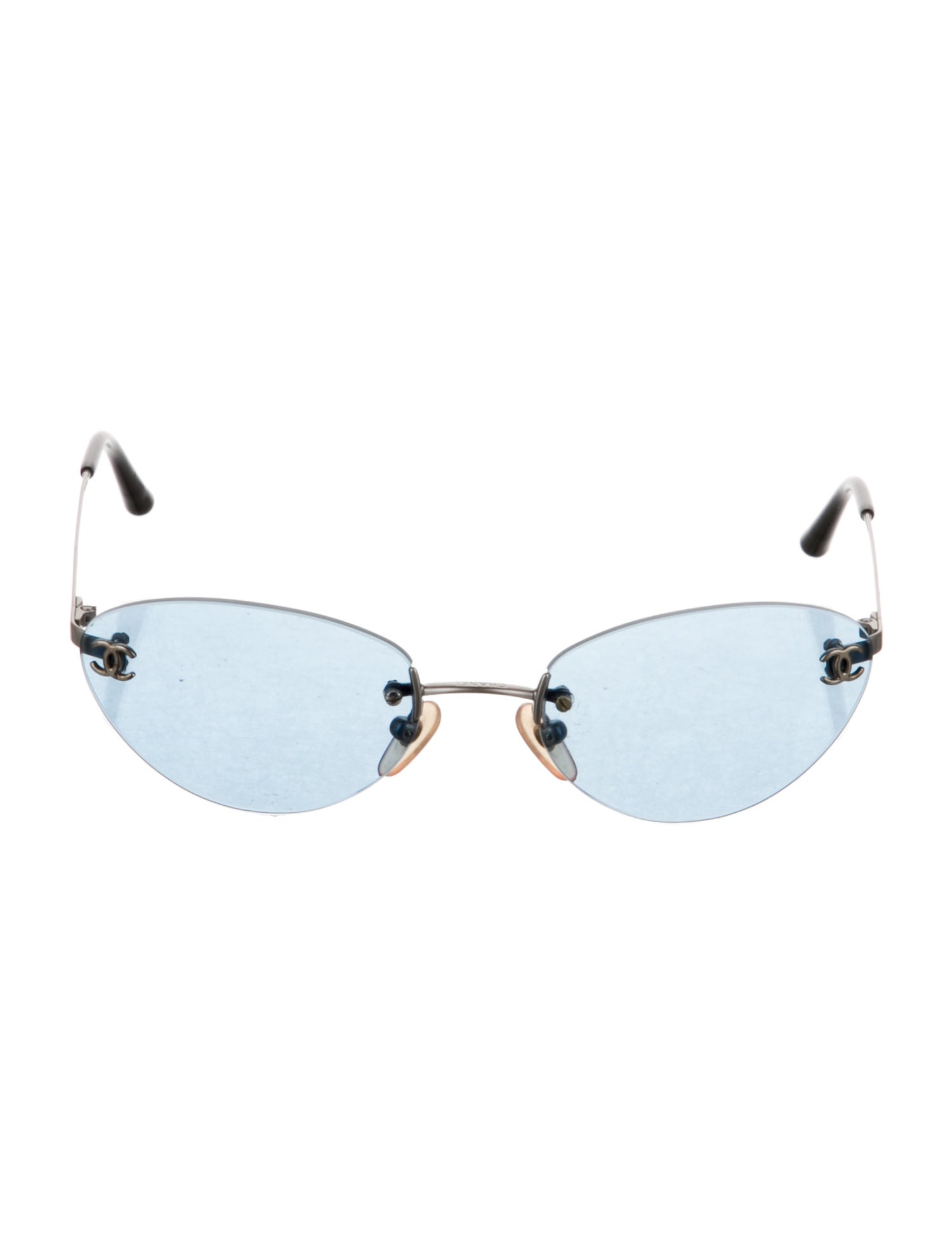 Chanel Interlocking CC Logo Cat-Eye Sunglasses