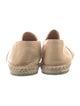 Chanel Interlocking CC Logo Leather Espadrilles
