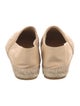 Chanel Interlocking CC Logo Leather Espadrilles