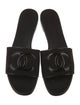 Chanel Interlocking CC Logo Mesh Slides