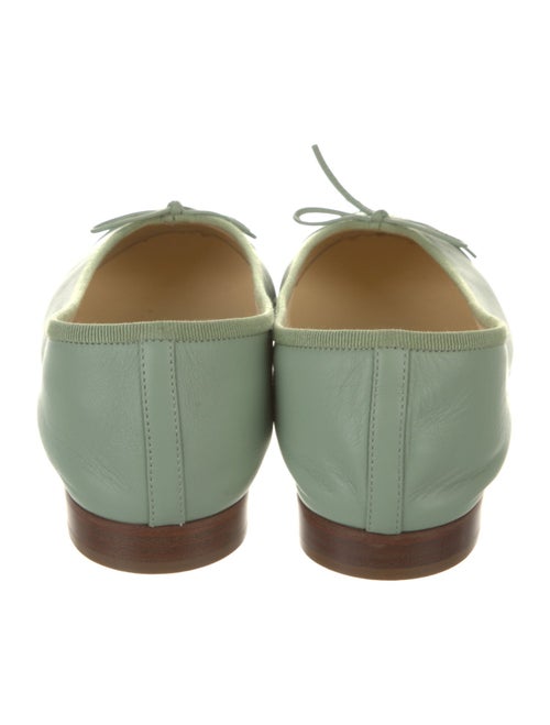 Chanel Interlocking CC Logo Leather Ballet Flats