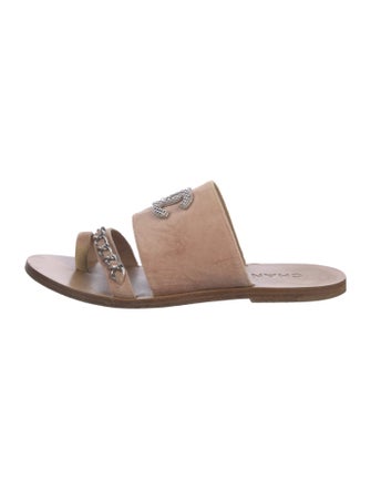 Chanel 2018 Interlocking CC Logo Slides