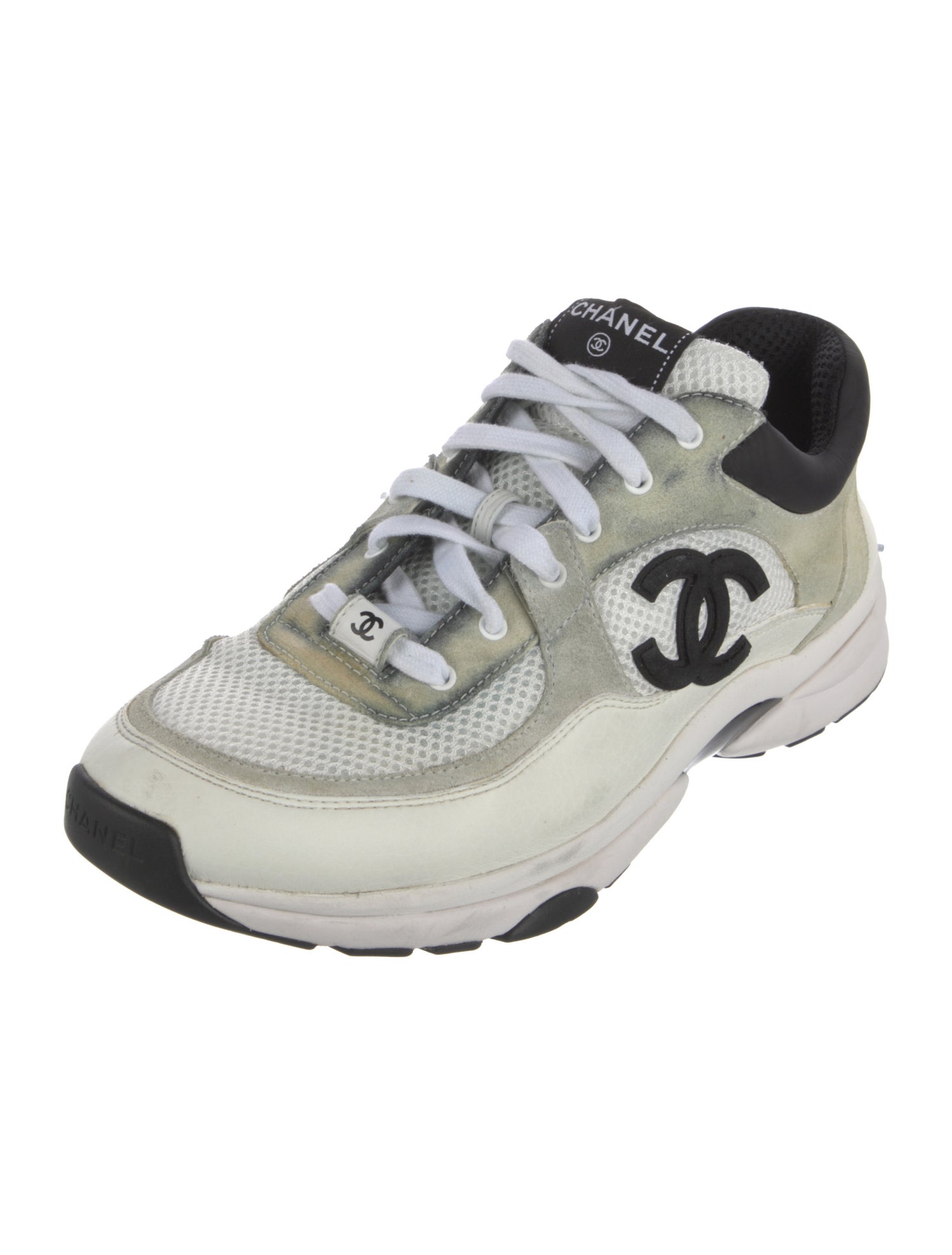 Chanel 2022 Interlocking CC Logo Athletic Sneakers