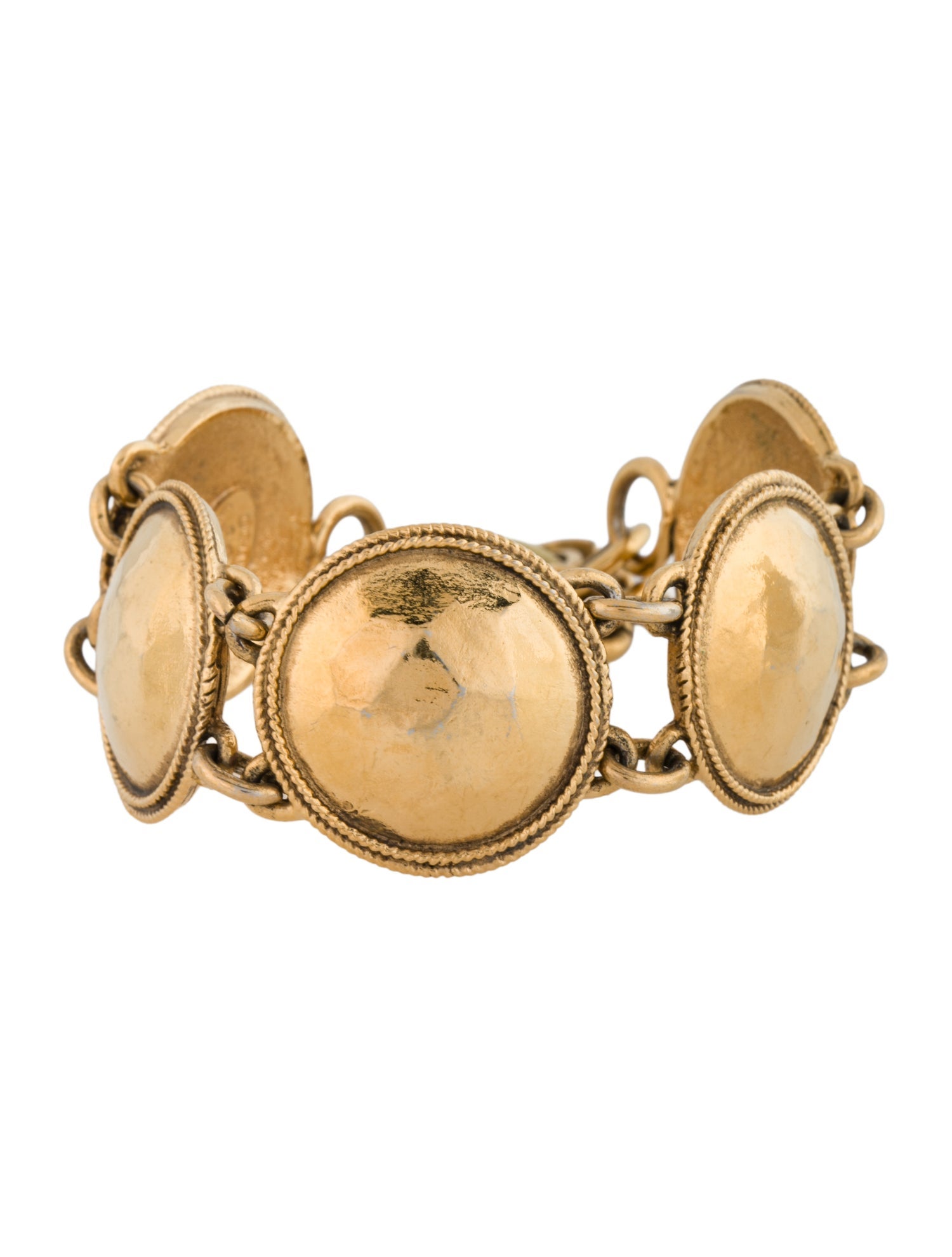 Chanel Vintage Medallion Link Bracelet