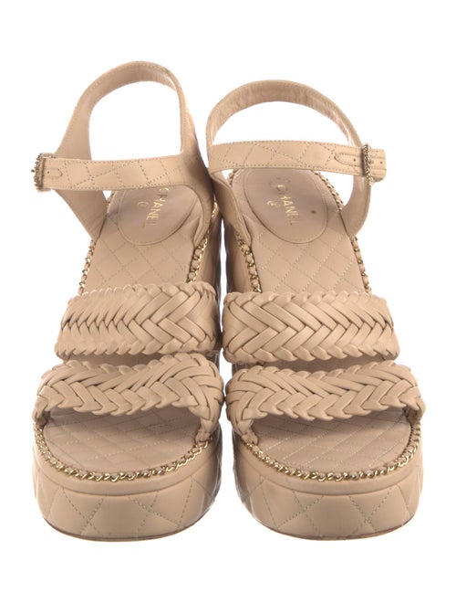 Chanel 2015 Interlocking CC Logo Espadrilles