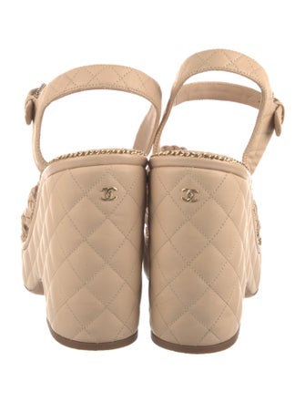 Chanel 2015 Interlocking CC Logo Espadrilles